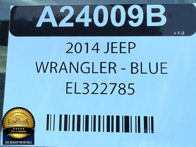 2014 Jeep Wrangler Unlimited 4WD 4dr Altitude