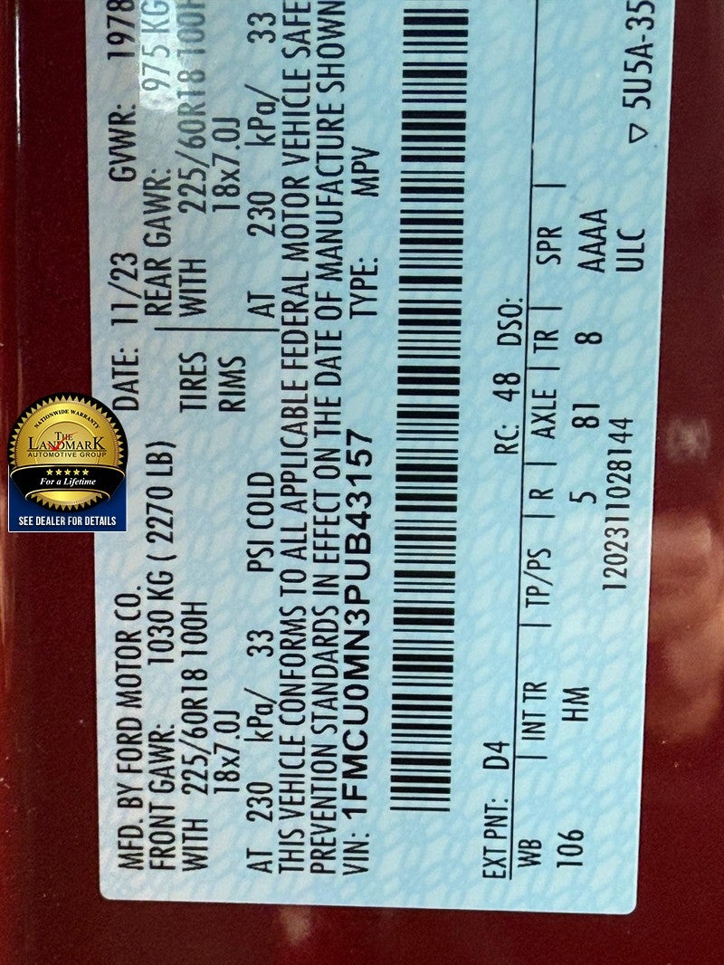 2023 Ford Escape ST-Line FWD