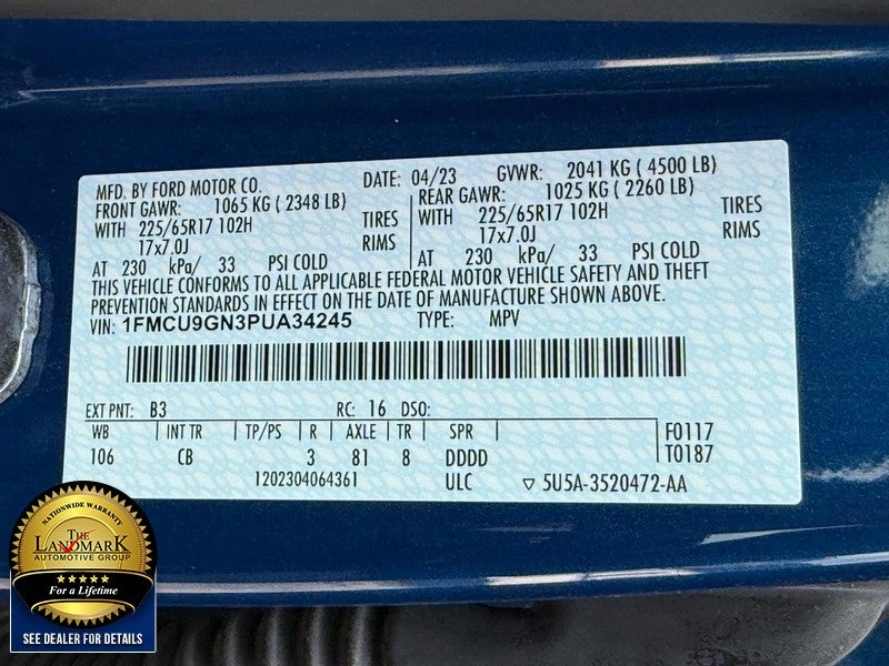 2023 Ford Escape Active AWD