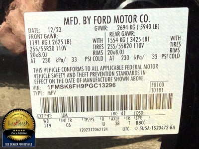 2023 Ford Explorer Limited 4WD