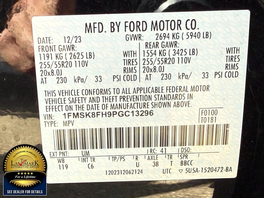 2023 Ford Explorer Limited 4WD