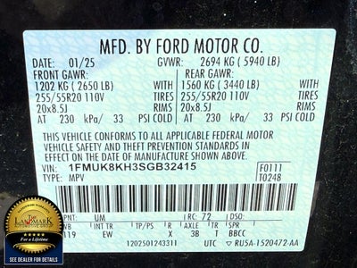 2025 Ford Explorer ST-Line 4WD