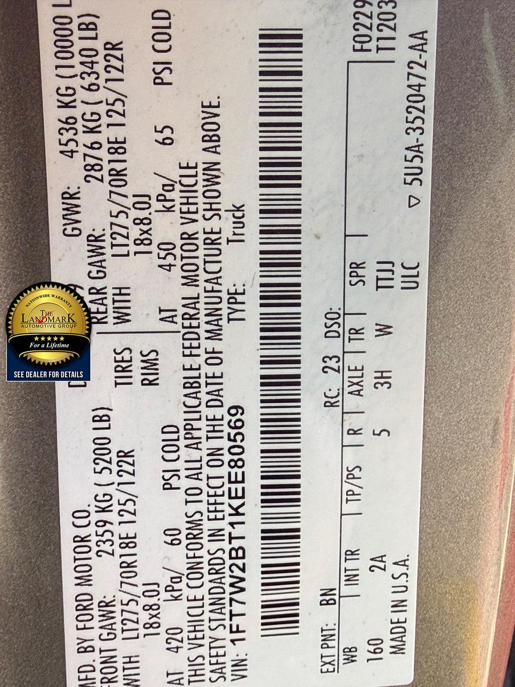 2019 Ford Super Duty F-250 SRW XLT 4WD Crew Cab 6.75' Box