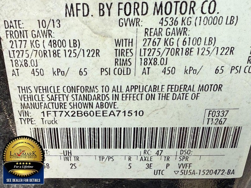 2014 Ford Super Duty F-250 SRW 4WD SuperCab 142" XLT