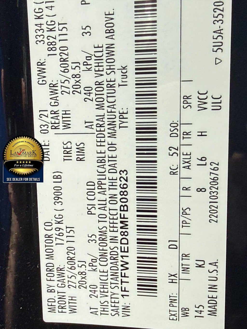 2021 Ford F-150 King Ranch 4WD SuperCrew 5.5' Box