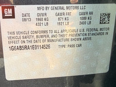 2014 Cadillac ATS 4dr Sdn 2.5L Luxury RWD