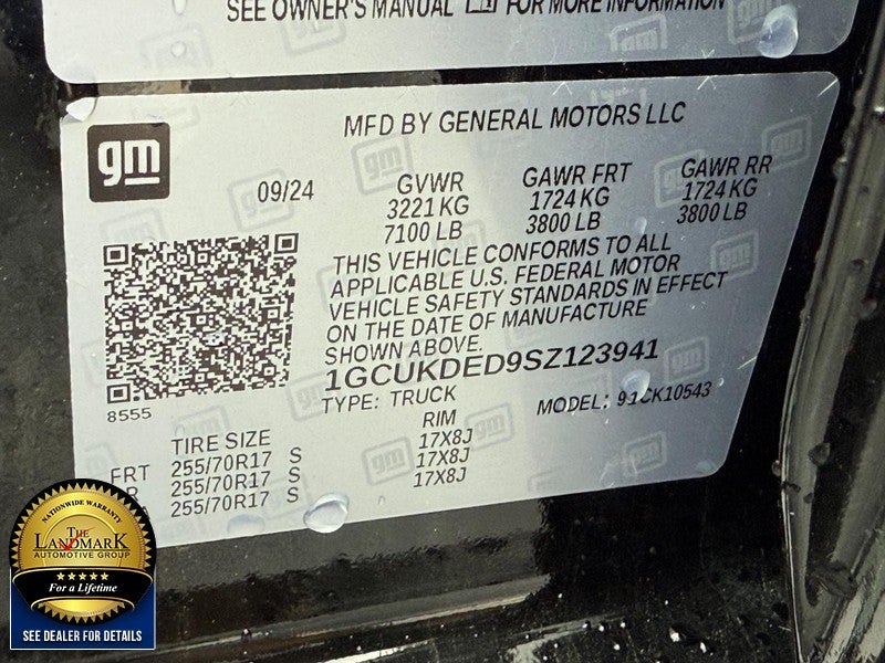 2025 Chevrolet Silverado 1500 4WD Crew Cab 147" LT w/1LT