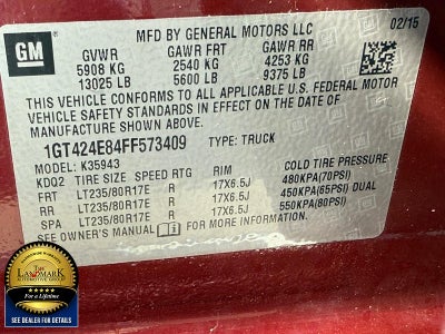 2015 GMC Sierra 3500HD available WiFi 4WD Crew Cab 167.7" Denali