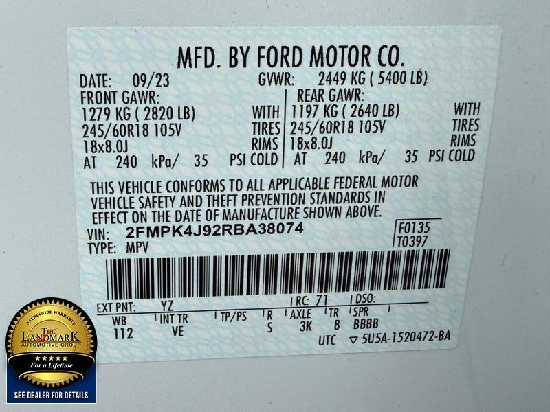 2024 Ford Edge SEL AWD