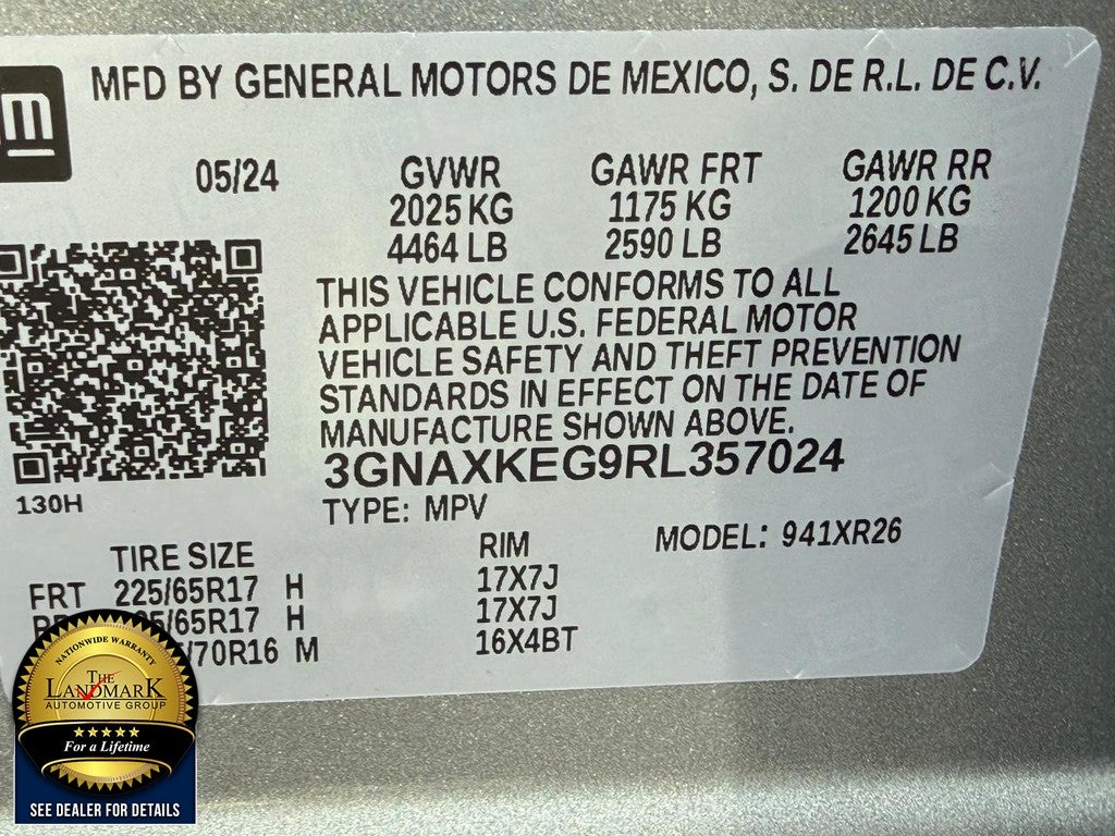 2024 Chevrolet Equinox FWD 4dr LT w/1LT