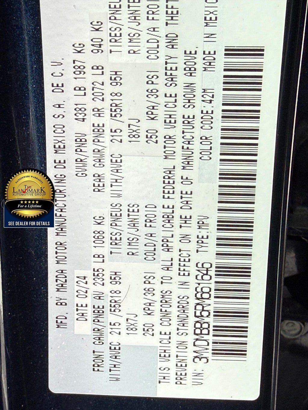 2024 Mazda Mazda CX-30 2.5 S Select Sport AWD