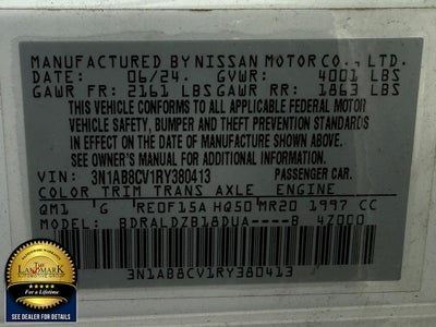2024 Nissan Sentra SV CVT