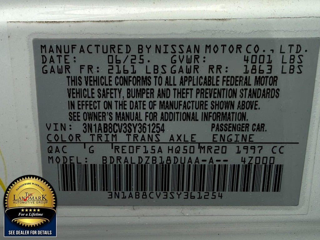 2025 Nissan Sentra SV CVT