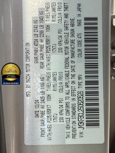 2025 Mazda Mazda CX-5 2.5 S Preferred Package AWD