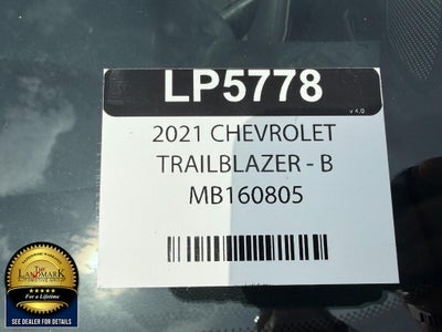 2021 Chevrolet TrailBlazer AWD 4dr RS