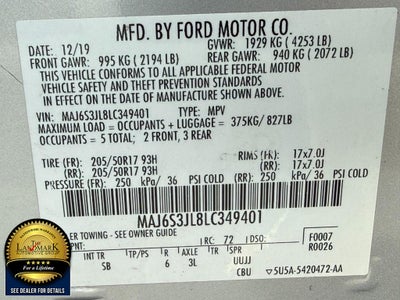 2020 Ford EcoSport SES 4WD